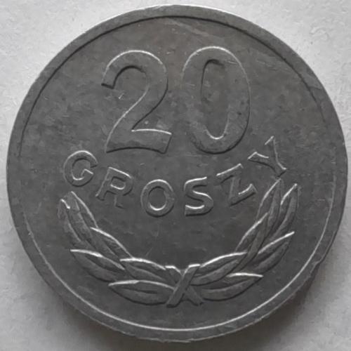 Польща 20 грошей 1975