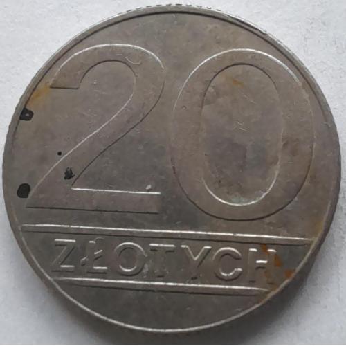 Польща 20 злотих 1989
