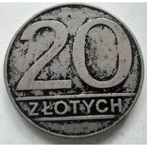 Польща 20 злотих 1990