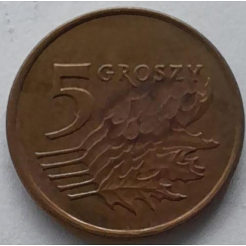 Польща 5 грошей 1991