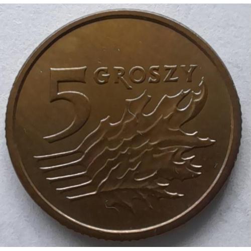 Польща 5 грошей 2003