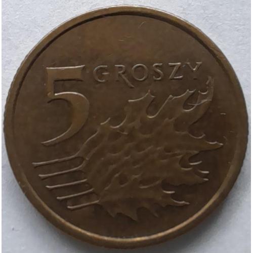 Польща 5 грошей 2013