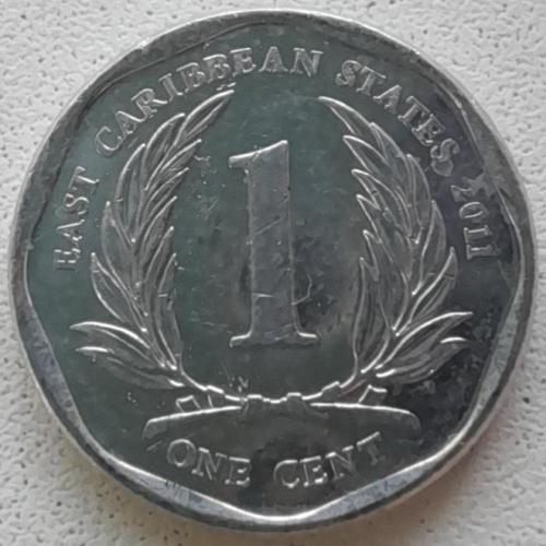 Східні Карибські Штати 1 цент 2011