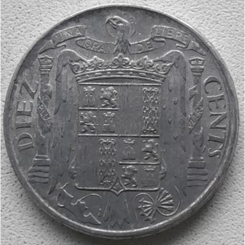 Іспанія 10 сентимів 1953