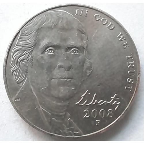 США 5 центів 2008