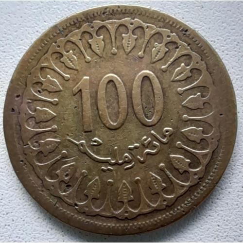 Туніс 100 мілімів 1960