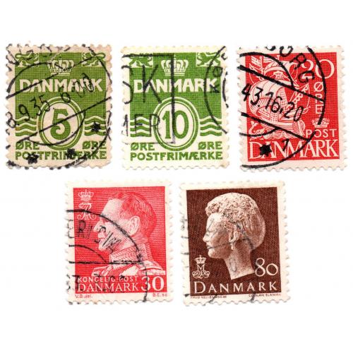 1933-76 гг., Дания, 5, разные