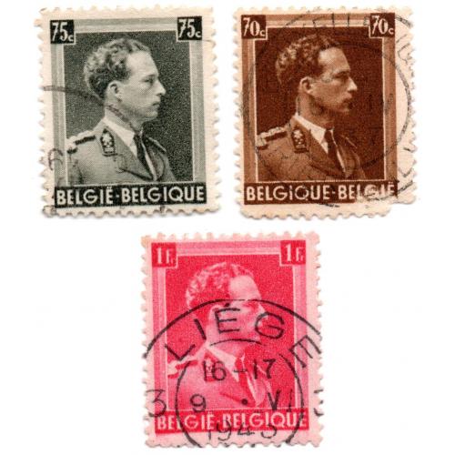 1936-41 гг., Бельгия, 3, почтовый стандарт