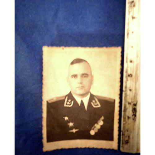 Фотография боевого офицера морфлот в регалиях