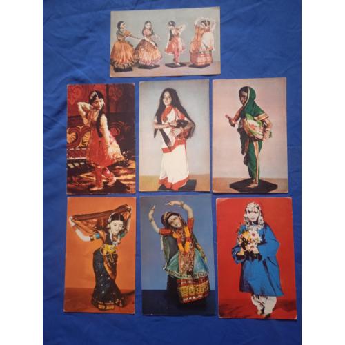 Набор открыток Индийские куклы 