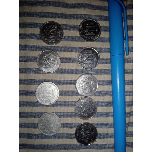 Монети 2 копійки 1993-2011