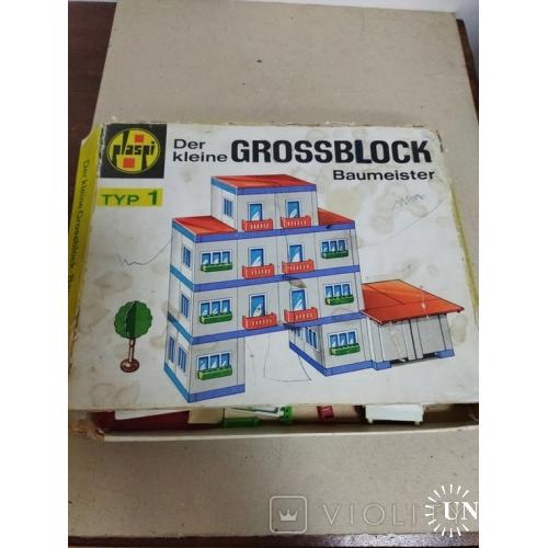 Игра Конструктор Plaspi Grossblock Typ 1 DDR, Крупнопанельный жилой дом