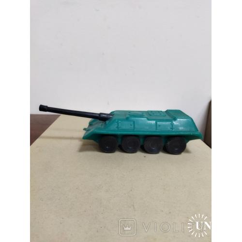 Игрушка танк колесный, дутый пластик