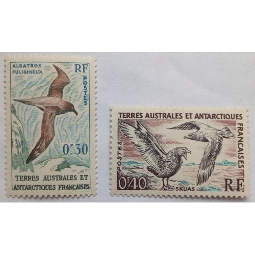 Антарктические территории Франции 1959 Птицы, фауна, MLH(I)