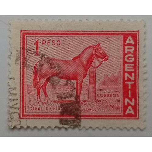Аргентина 1959-1960 Лошадь, гашеная