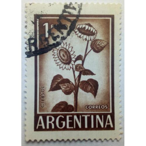 Аргентина 1961 Цветок, гашеная
