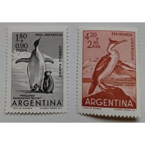 Аргентина 1961 Птицы, фауна, MNH(I)