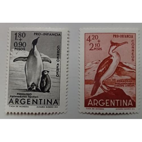 Аргентина 1961 Птицы, фауна, MNH