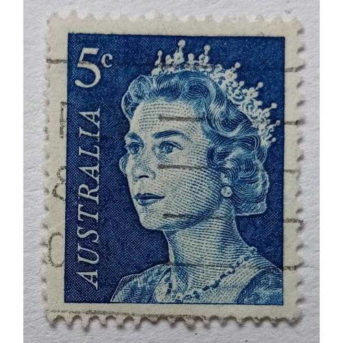 Австралия 1967 Королева Елизавета II, 5с, гашеная