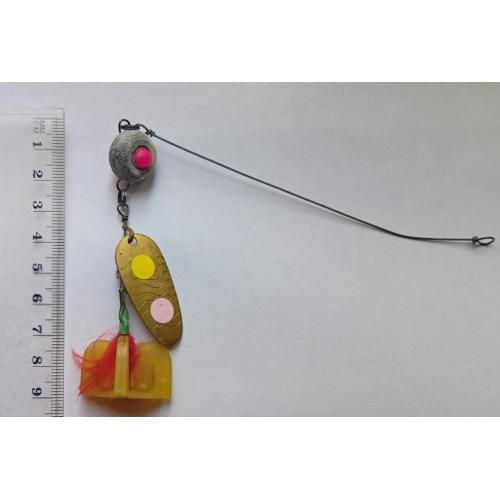 Блесна-колебалка с поводком № 8 (б/у)