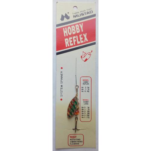 Блесна-спиннер Mustad Hobby Long Traut № 0 (новая)