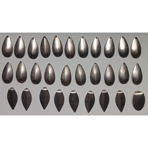 Блесны-шаблоны Байкал + Универсальная, комплект 30 штук (новые)