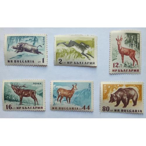 Болгария 1958 Дикие животные, MNH (КЦ=10 евро)