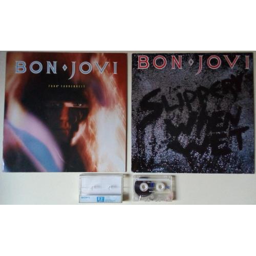 Bon Jovi - 7800 Fahrenheit 1985 + Slippery When Wet 1986 (Sony Super EF 90 - запись с LP)