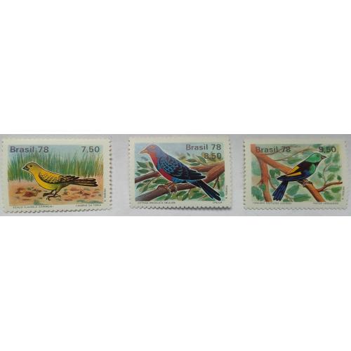 Бразилия 1978 Птицы, фауна, MNH (КЦ=5 евро)