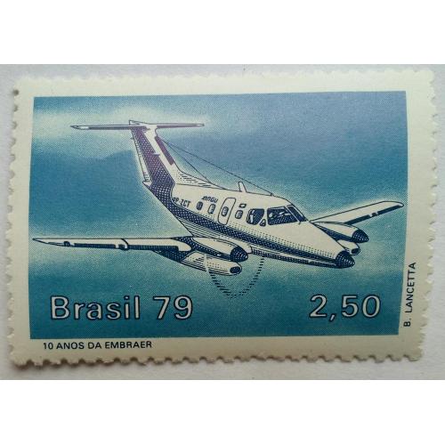 Бразилия 1979 Авиация, самолет, MNH 