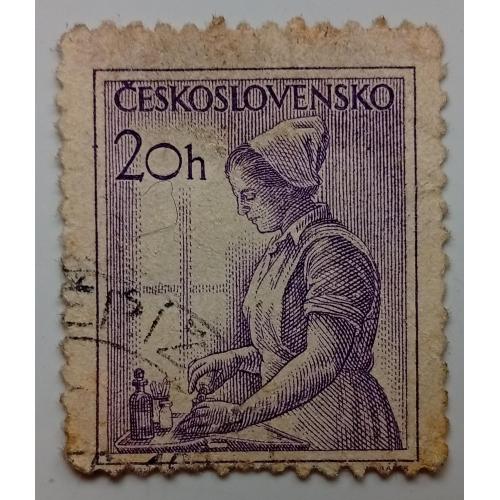 Чехословакия 1954 Медсестра, гашеная