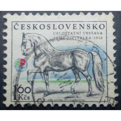 Чехословакия 1976 Лошадь, гашеная