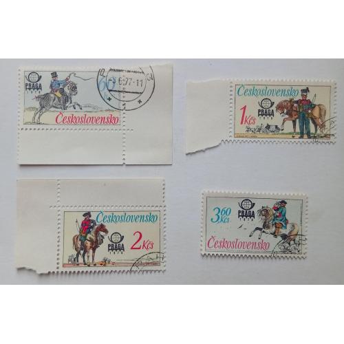Чехословакия 1977 Прага, Международный день филателии, гашеные