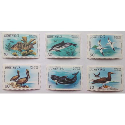 Доминика 1979 Морская фауна, MNH (КЦ = 15 евро)