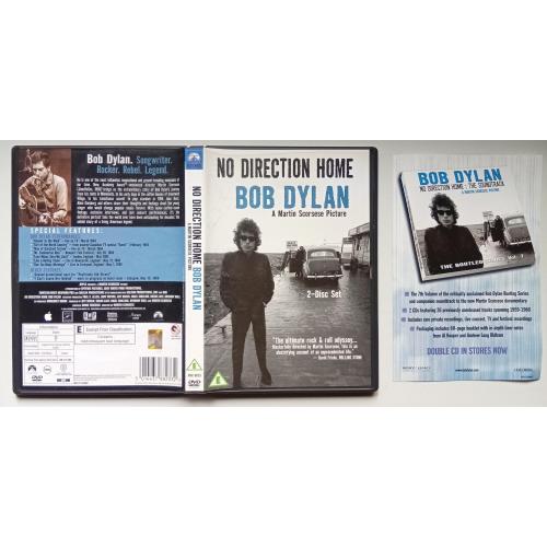 DVD Bob Dylan - No Direction Home (2 DVD) (фирма - Made In UK)