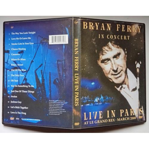 DVD Bryan Ferry - In Concert - Live In Paris