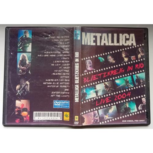 DVD Metallica - Blietzkreig In Rio Live