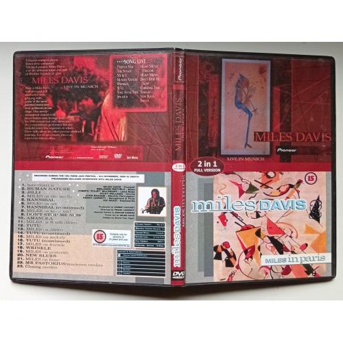 DVD Miles Davis - Live In Munich + Live In Paris
