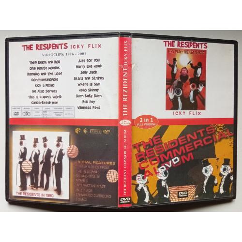DVD The Residents - Icky Flix + Commercial Album