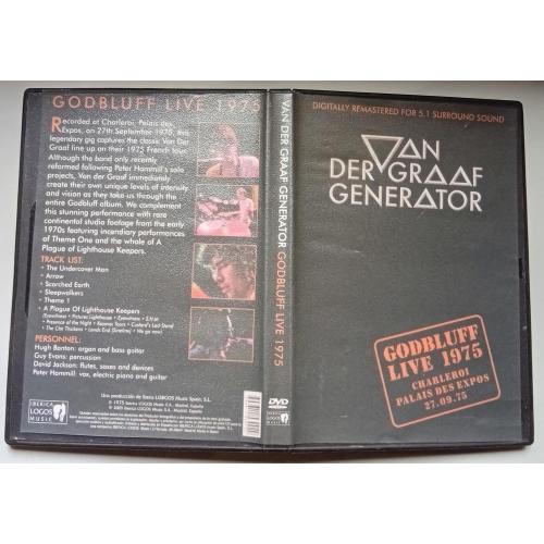 DVD Van Der Graaf Generator - Godbluff Live 1975