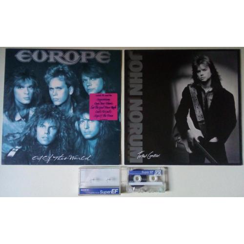 Europe – Out of This World 1988 + John Norum – Total Control 1987 (Sony Super EF 90 - запись с LP)