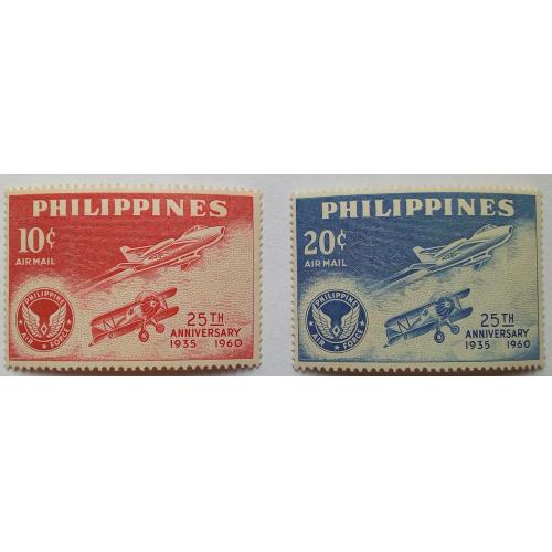 Филиппины 1960 Авиапочта, самолеты, MNH