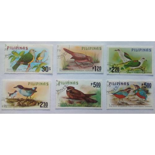 Филиппины 1979 Птицы, фауна, гашеные (КЦ=4 евро)