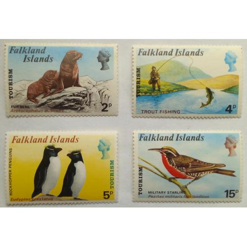 Фолклендские острова 1974 Туризм, фауна, MNH (КЦ=36 евро)