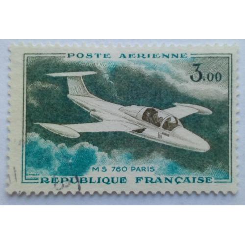 Франция 1960 Авиация, самолет, 3.00, гашеная(I)