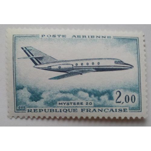 Франция 1965 Авиация, самолет, MNH