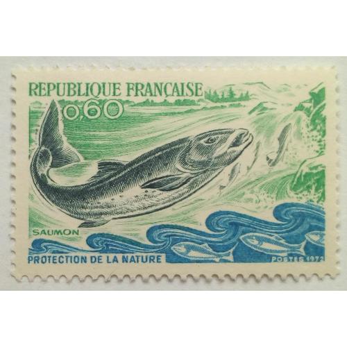 Франция 1972 Рыба, фауна, MNH (КЦ=3 евро)