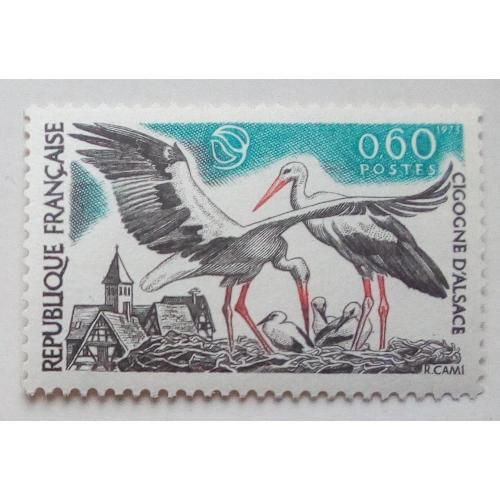 Франция 1973 Аисты, MNH