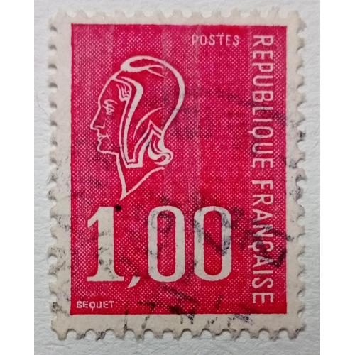Франция 1976 Стандарт, 1,00Fr, гашеная