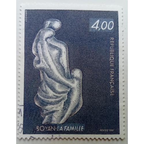 Франция 1982 Скульптура Марк Бойан, гашеная (КЦ = 1 евро)(I)